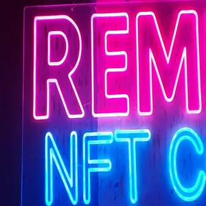 REMIO와 NFT COIN 문구로 오락실 위치를 찾을 때 사용하는 오락실네온사인